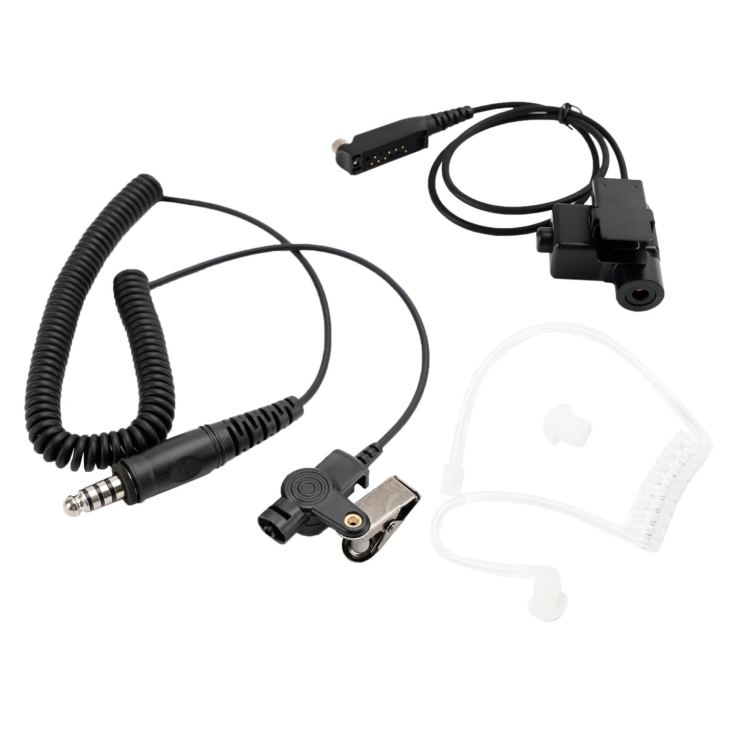 7.1-A3 Single Transparent Air Tube Headset für Sepura STP8000 STP8030 STP8035