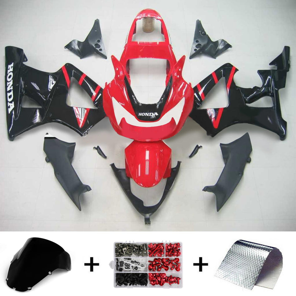 Amotopart Honda CBR929RR 2000-2001 Kit de carénage Corps Plastique ABS