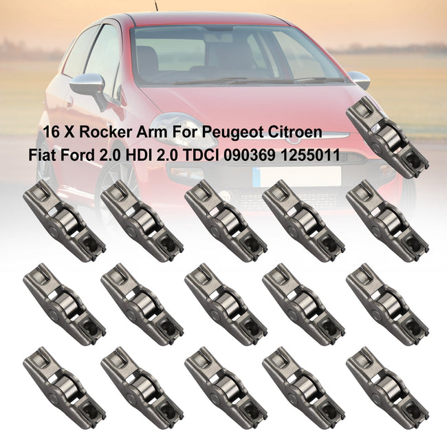 16 x Rocker Arm für Peugeot Citroen Fiat Ford 2.0 HDI 2.0 TDCI 090369 1255011 Generisches Generikum