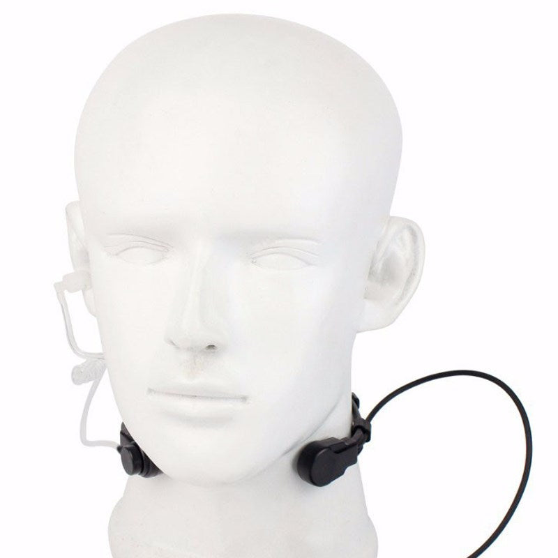 Wasserdicht Tactical Throat Mic Kopfhörer für Baofeng UV-9R Plus BF-9700 BF-A58