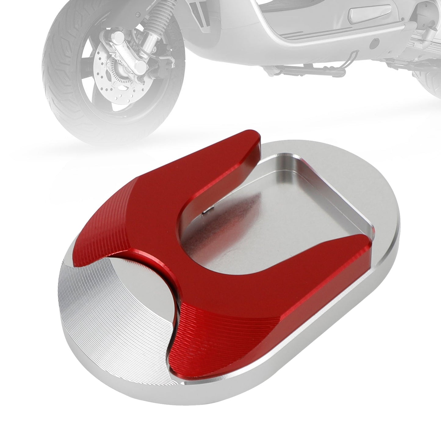 Vespa GTS300 2013‑2020 Plaque d'agrandissement de la béquille latérale