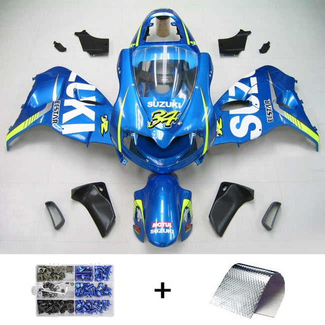 Amotopart Suzuki TL1000R 1998-2003 Verkleidungskit Karosserie Plastikabs ABS