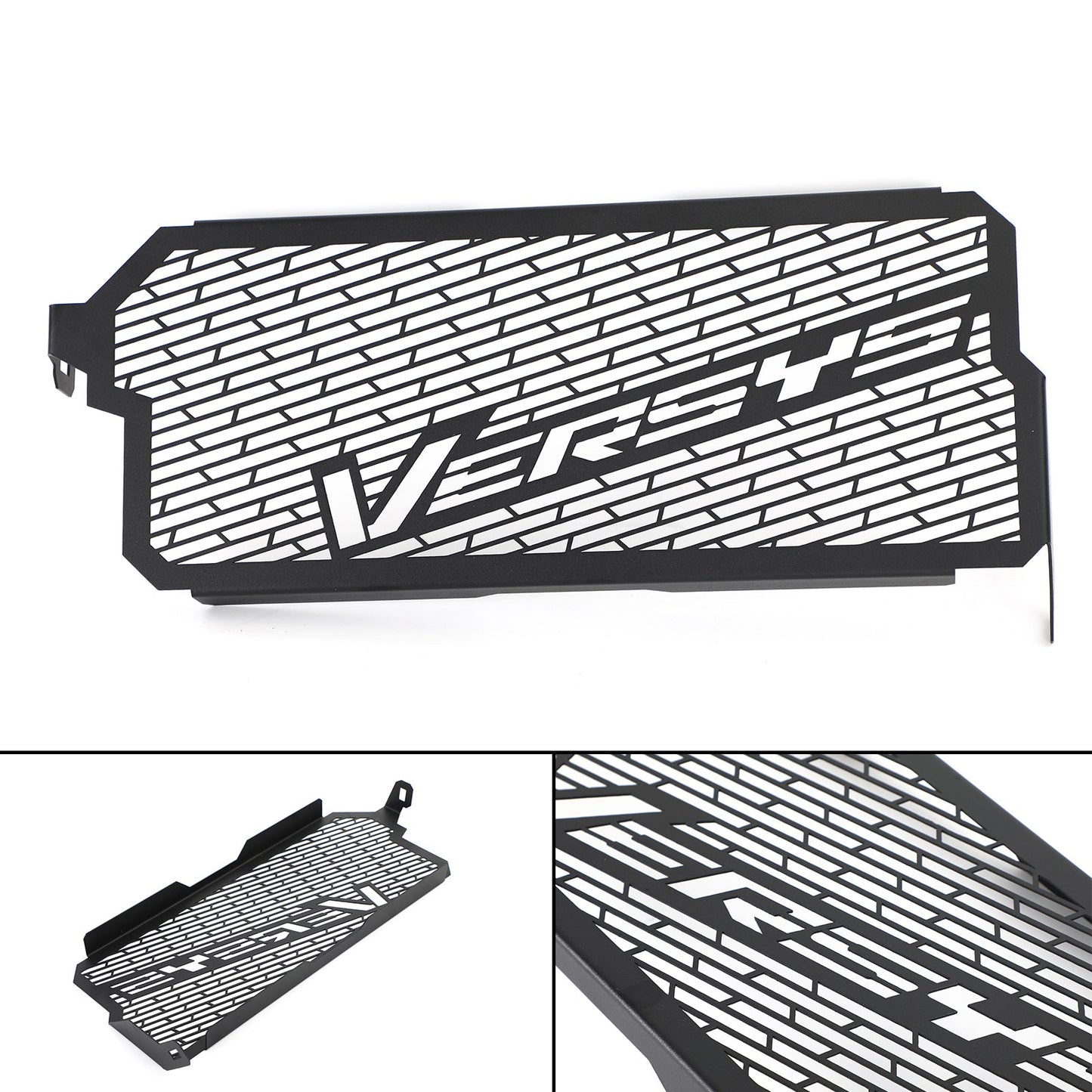 1 Stück Kühlerschmutzabdeckung Schutzfolie Passend für Kawasaki Verssys 650 15-17 16 Silbergenerisch