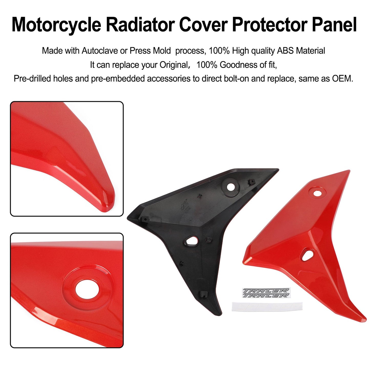 Caches latéraux de radiateur pour YAMAHA Tracer 900 GT 2018-2020