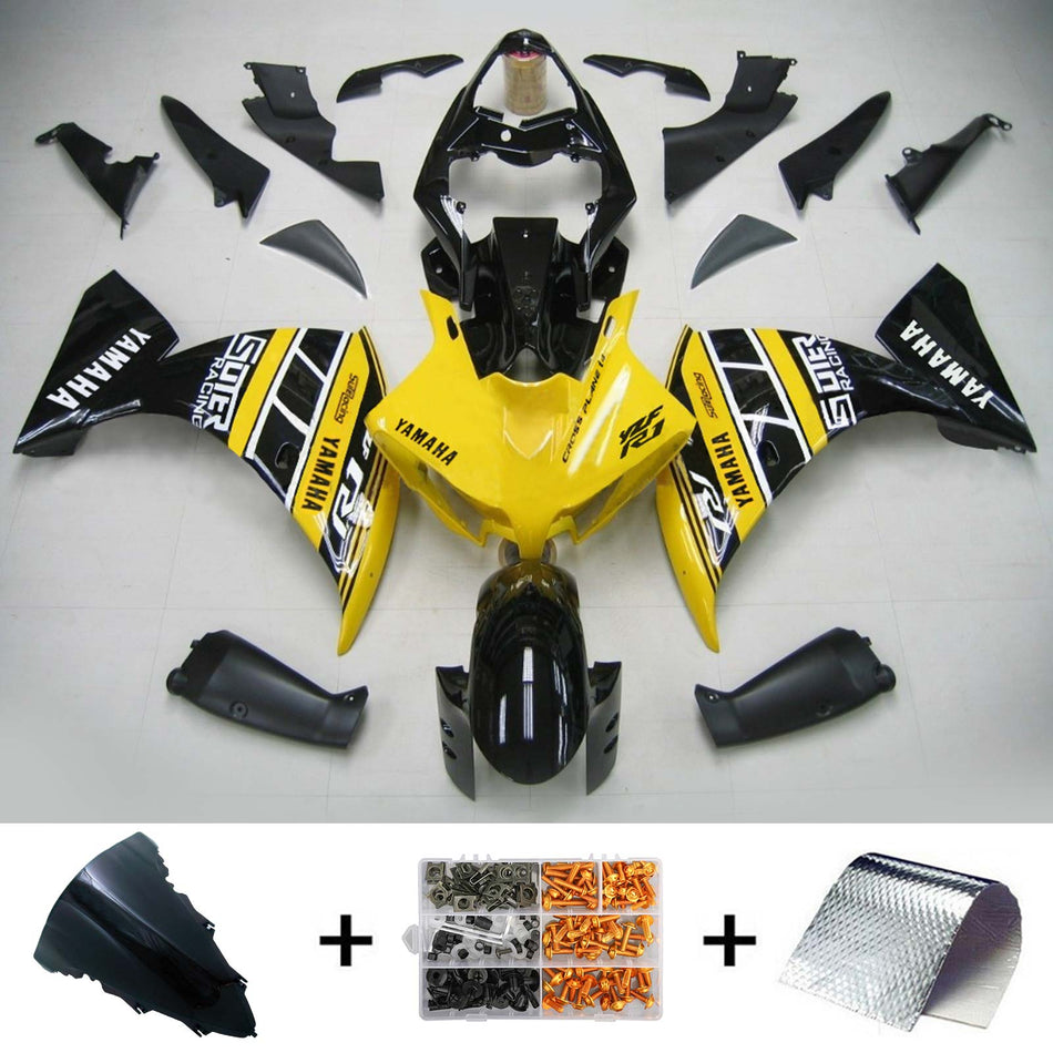 Kit vente injection corps plastique ABS fit pour Yamaha YZF 1000 R1 2009-2011