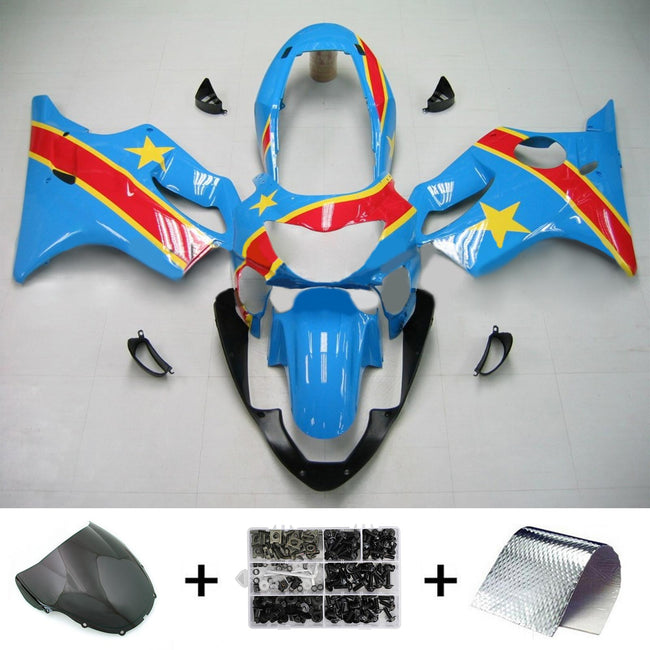 Amotopart Honda CBR600F4 1999-2000 Kit de carénage Corps Plastique ABS