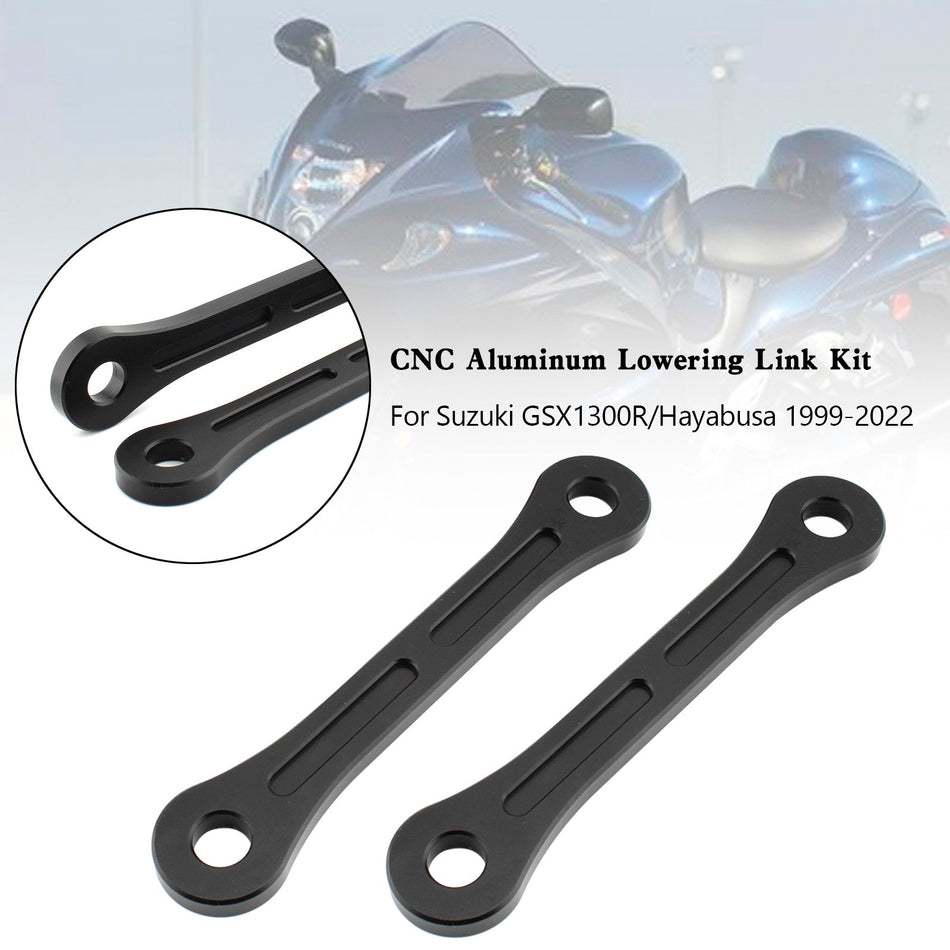 35mm 1999-2022 Suzuki GSX1300R Hayabusa GSXR 1300 Kit de lien d'abaissement CNC