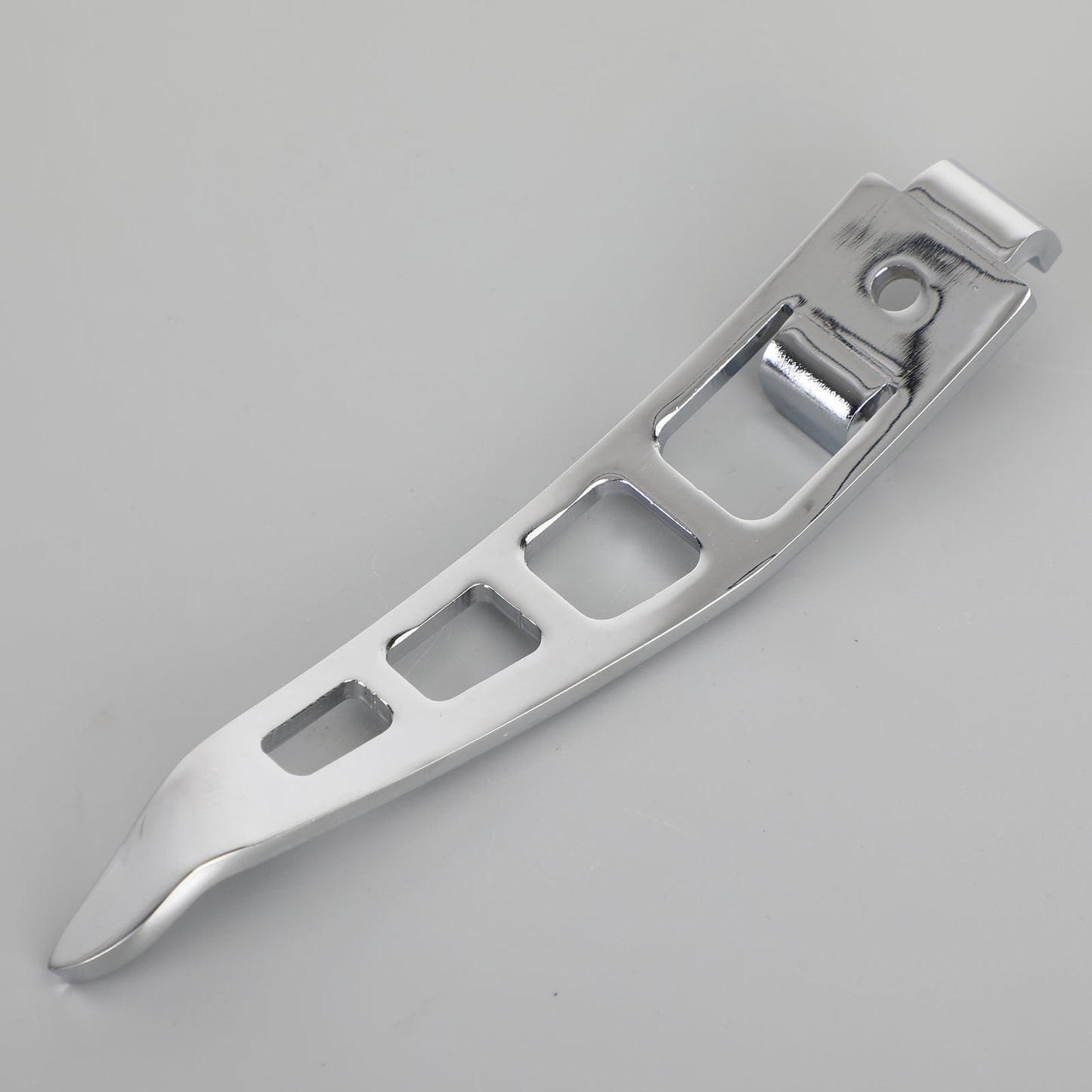 Rallonge de béquille latérale chromée pour béquille moto compatible avec Harley Dyna Glide 93-17 Generic